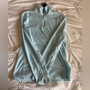 Blue workout sweater